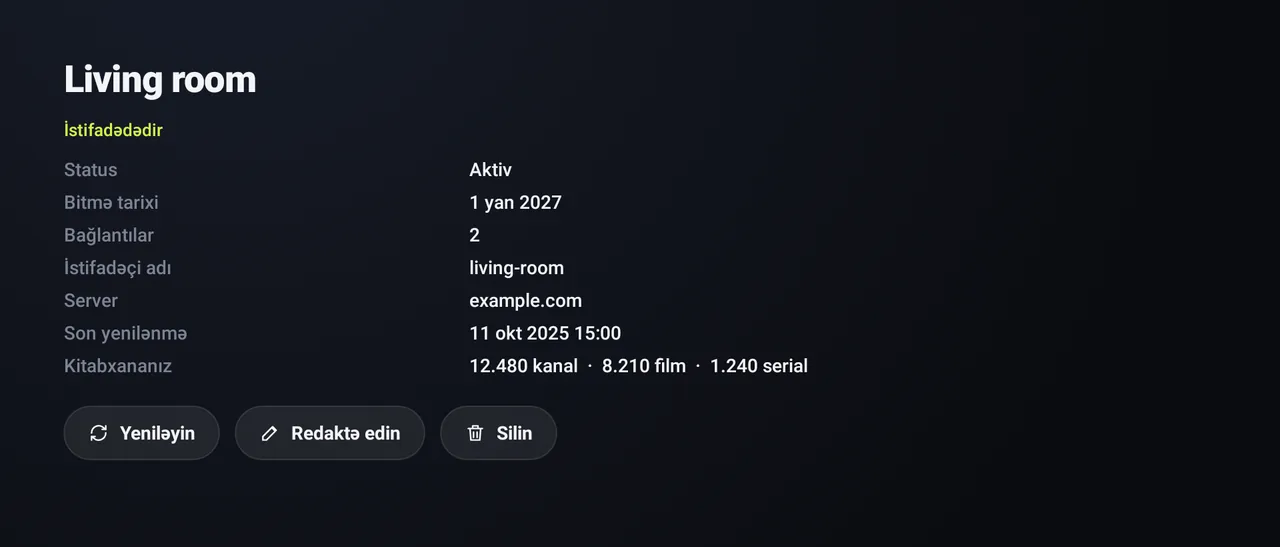 Zapvo tətbiqində mənbənin təfərrüatları: vəziyyət, bitmə tarixi, bağlantılar və kitabxananın həcmi